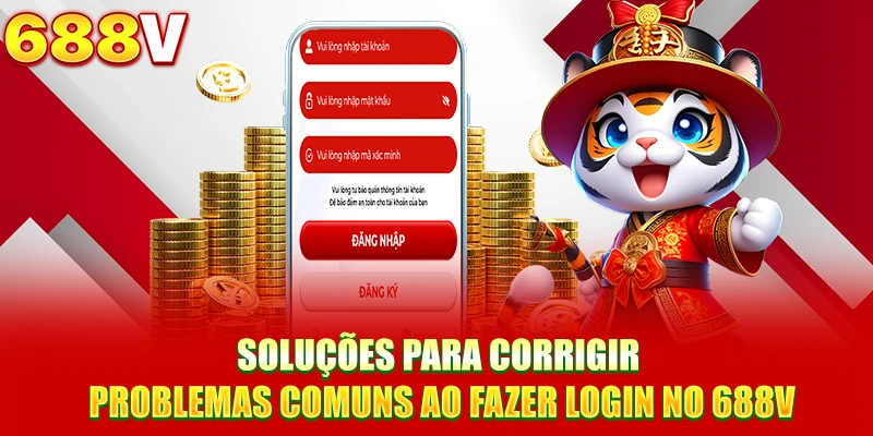 Soluções para corrigir problemas comuns ao fazer login no 688V